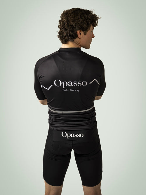 Men´s short sleeve jersey black