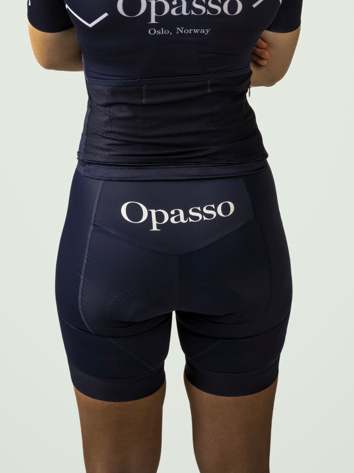 Women's cycling bib shorts Navy