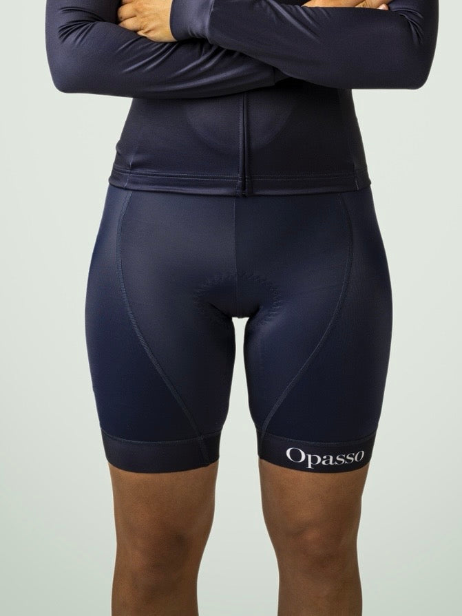 Women's cycling bib shorts Navy